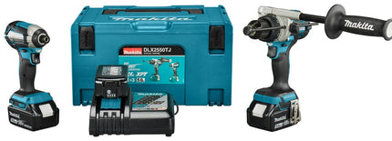 Afbeelding Makita lxt 18 v combiset (klop)boren en (slag)schroeven DLX2550TJ