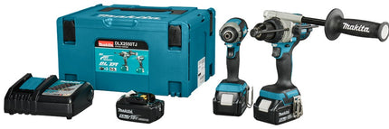 Afbeelding Makita lxt 18 v combiset (klop)boren en (slag)schroeven DLX2550TJ