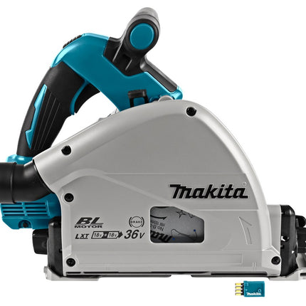 Afbeelding Makita 2x18 v invalcirkelzaag 165 mm DSP601ZJU