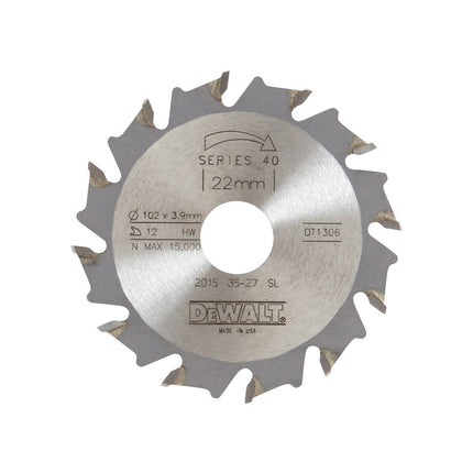 DeWALT Cirkelzaagblad (tbv deuvellamellen) DT1306