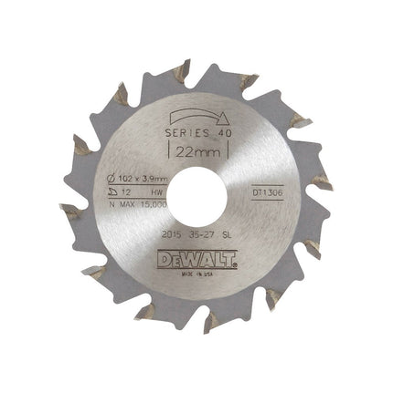 DeWALT Cirkelzaagblad (tbv deuvellamellen) DT1306