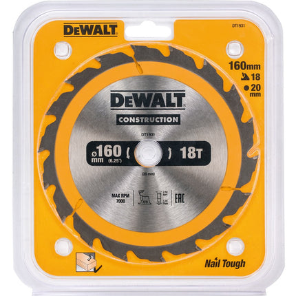 DeWALT Cirkelzaagblad DT1931