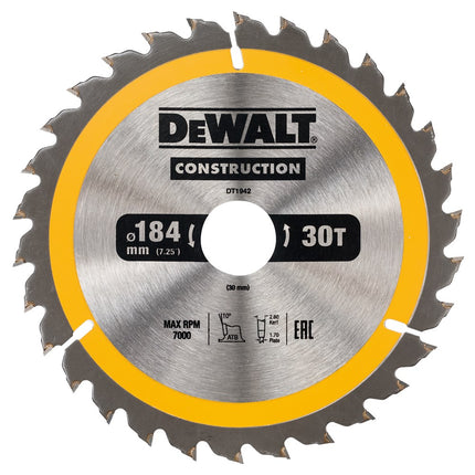 DeWALT Cirkelzaagblad DT1942