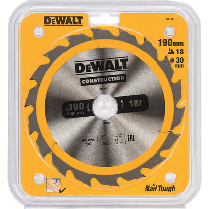 DeWALT Cirkelzaagblad DT1943