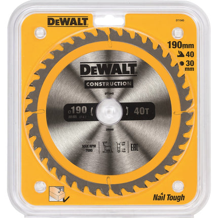 DeWALT Cirkelzaagblad DT1945