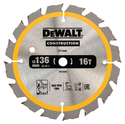 DeWALT Cirkelzaagblad DT1946
