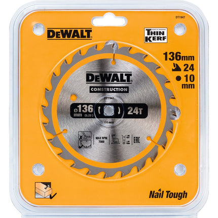 DeWALT Cirkelzaagblad DT1947