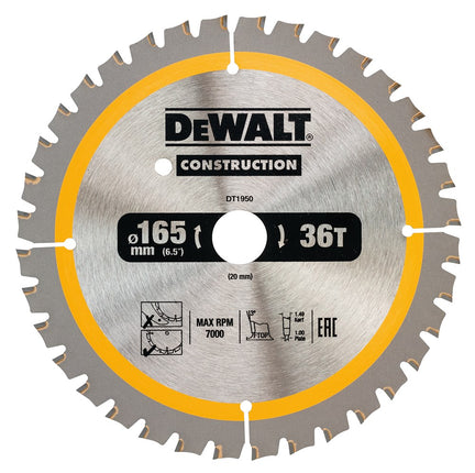 DeWALT Cirkelzaagblad DT1950