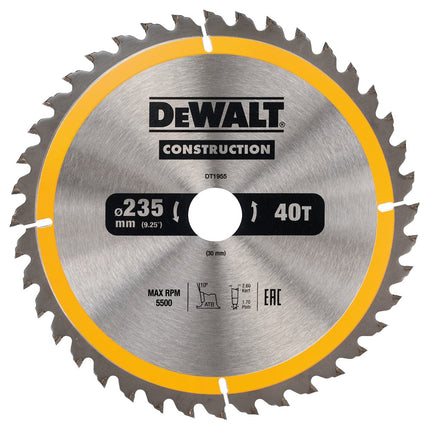DeWALT Cirkelzaagblad DT1951
