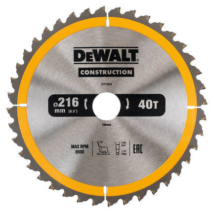 DeWALT Cirkelzaagblad DT1953