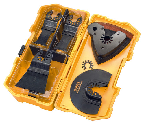 DeWALT Zaagbladenset met schuurpapier 8-delig dt20700, dt20701, dt20704, dt20705, dt20710, schuurpapier x 3 DT20731
