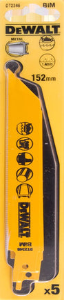 DeWALT Reciprozaagblad bim DT2346