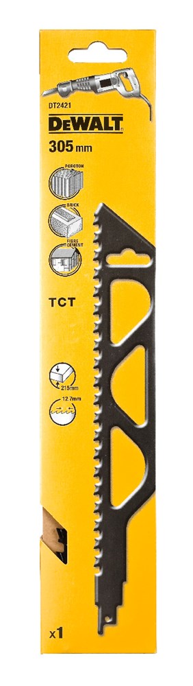DeWALT Reciprozaagblad hm 12,7mm, cellenbeton/baksteen/vezelcementplaten DT2421