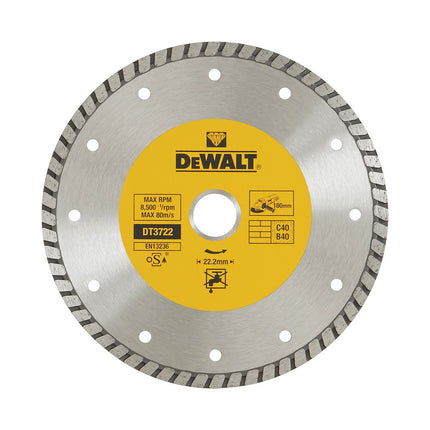 DeWALT Diamant zaagblad droog DT3722
