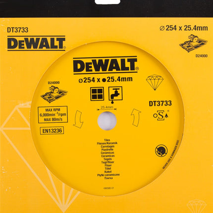 DeWALT Diamant zaagblad nat DT3733