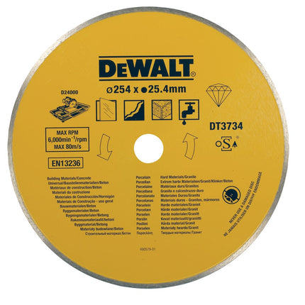 DeWALT Diamant zaagblad nat DT3734