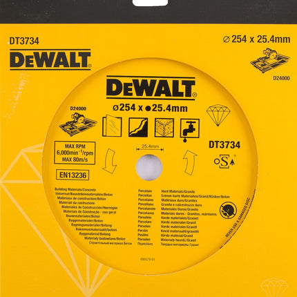 DeWALT Diamant zaagblad nat DT3734