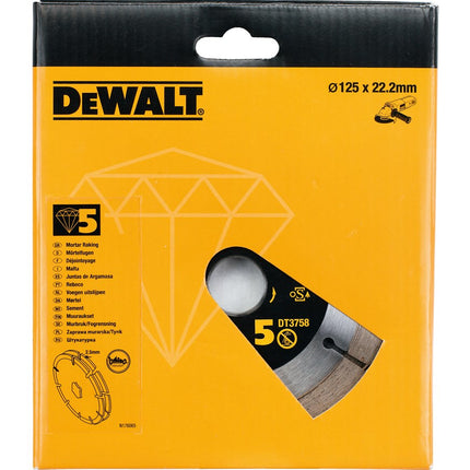 DeWALT Diamant voegenfrees DT3758