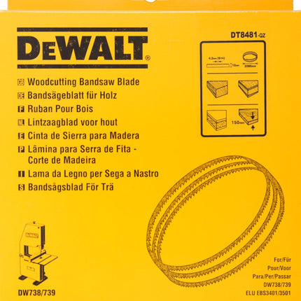DeWALT Lint-, bandzaag DT8481