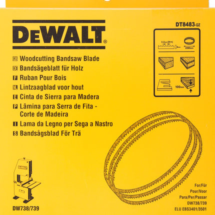 DeWALT Lint-, bandzaag DT8483
