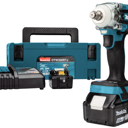 Afbeelding Makita 18 v slagmoersleutel DTW300RTJ