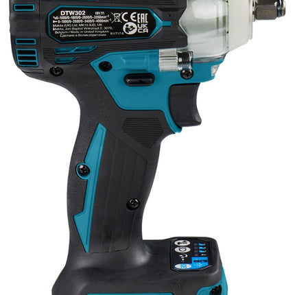 Afbeelding Makita lxt 18 v slagmoersleutel 3/8" DTW302Z