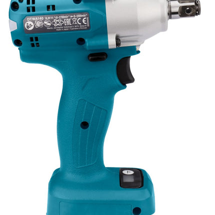 Afbeelding Makita 14,4 v instelbare slagmoersleutel 140nm DTWA140Z