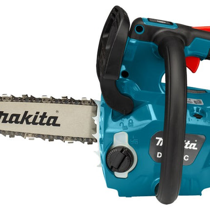 Afbeelding Makita lxt 2x18 v tophandle kettingzaag 25 cm DUC256CZ