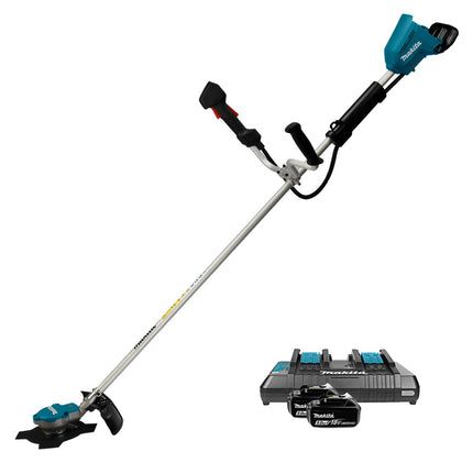Afbeelding Makita lxt 2x18 v bosmaaier u-greep DUR368APT2