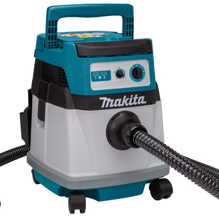 Afbeelding Makita 2x18 v stofzuiger nat en droog DVC155LZX2