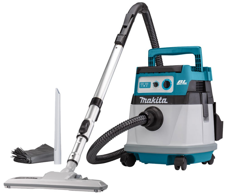 Afbeelding Makita 2x18 v stofzuiger nat en droog DVC155LZX2