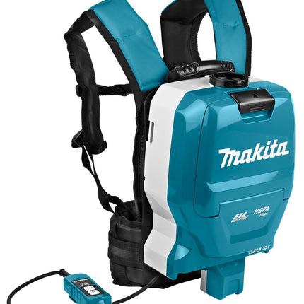 Afbeelding Makita 2x18 v rugstofzuiger voor schoonmaak