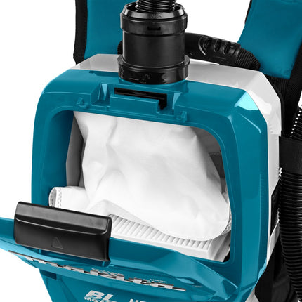 Afbeelding Makita 2x18 v rugstofzuiger voor schoonmaak
