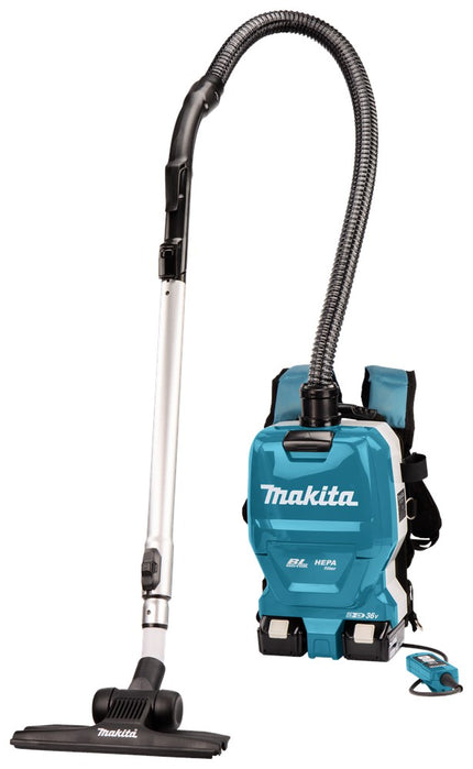 Afbeelding Makita 2x18 v rugstofzuiger voor schoonmaak DVC261TX22
