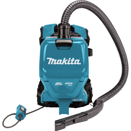 Afbeelding Makita 2x18 v rugstofzuiger voor schoonmaak DVC261ZX22