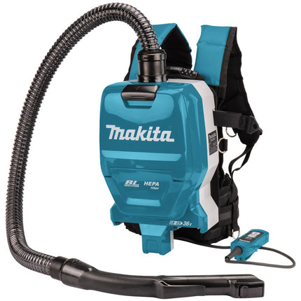 Afbeelding Makita 2x18 v rugstofzuiger voor schoonmaak DVC261ZX22