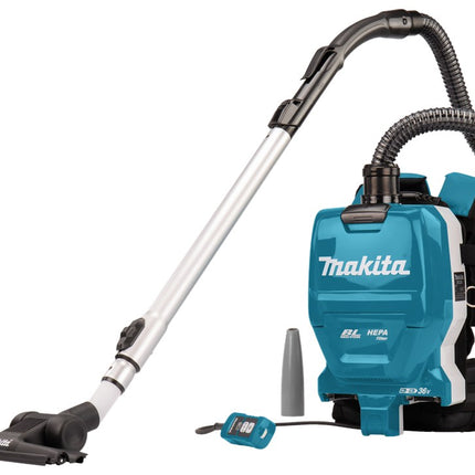 Afbeelding Makita 2x18 v rugstofzuiger voor schoonmaak DVC261ZX22