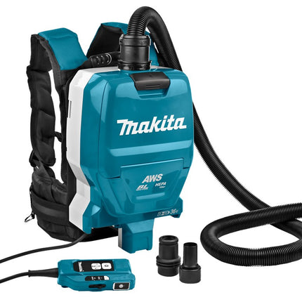 Afbeelding Makita 2x18 v rugstofzuiger DVC265ZXU