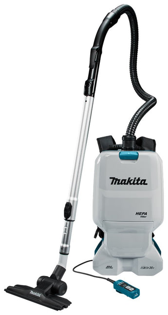 Afbeelding Makita 2x18 v rugstofzuiger voor schoonmaak DVC660PT2
