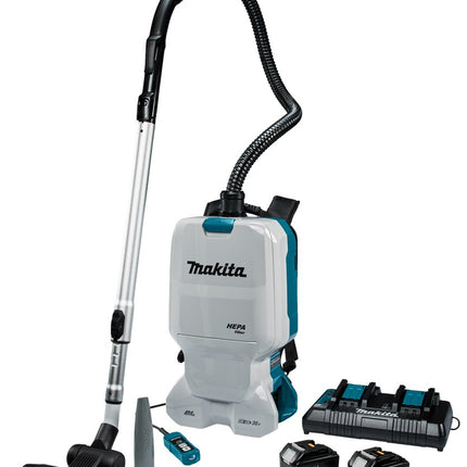 Afbeelding Makita 2x18 v rugstofzuiger voor schoonmaak DVC660PT2