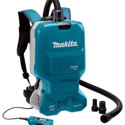 Afbeelding Makita 2x18 v rugstofzuiger DVC665ZU