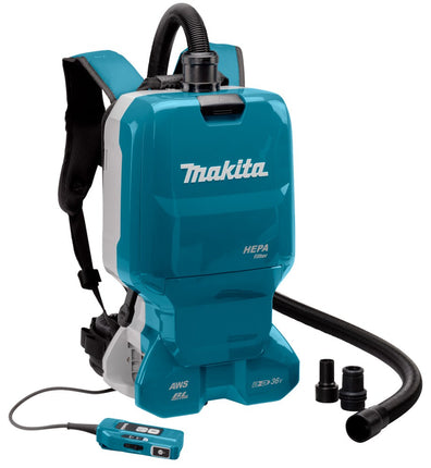 Afbeelding Makita 2x18 v rugstofzuiger DVC665ZU