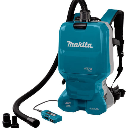 Afbeelding Makita 2x18 v rugstofzuiger DVC665ZU