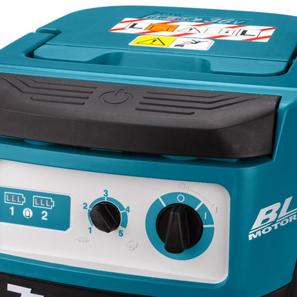 Afbeelding Makita 2x18 v stofzuiger nat en droog DVC865LZX3
