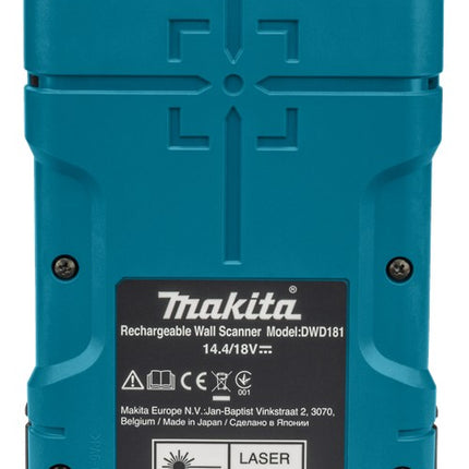 Afbeelding Makita 14,4 / 18 v muurscanner DWD181ZJ