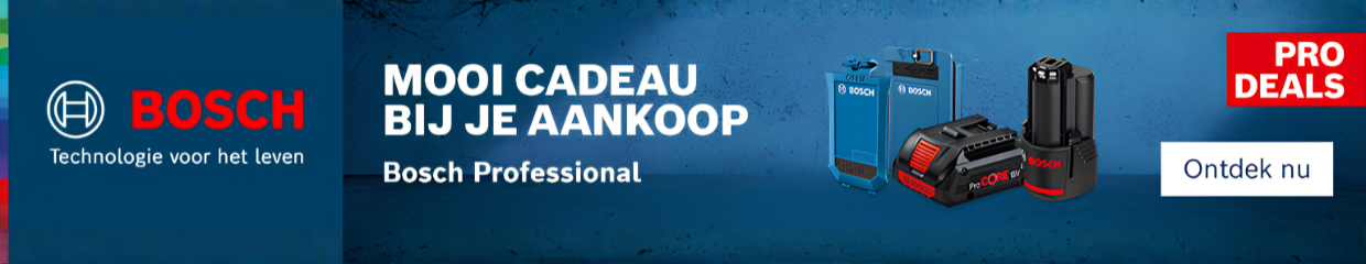 Bosch Professional MT PRO – Gratis accu bij aankoop Bosch meetgereedschap