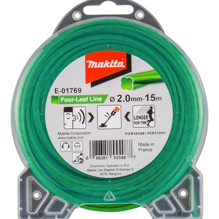 Afbeelding Makita maaidraad 2x15mtr grn E-01769