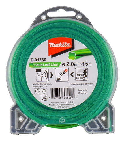 Afbeelding Makita maaidraad 2x15mtr grn E-01769