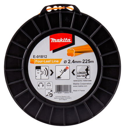 Afbeelding Makita maaidraad 2,4x225mtr oran E-01812