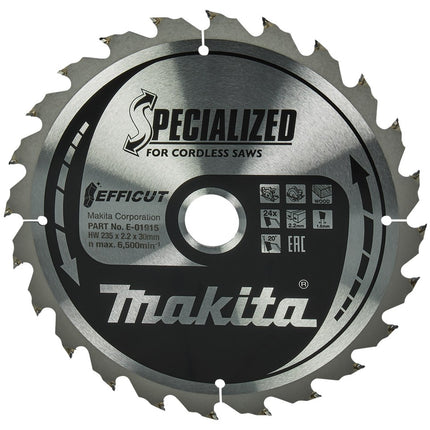 Afbeelding Makita zaagb ffcut 235x30 24t 20g E-01915